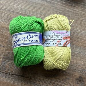 Green Yarn Bundle